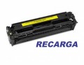 RECARGA - CATUCHO DE TONER  HP CB542A | 42A | CP1215 | CM1312 | Amarelo |