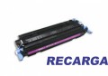 RECARGA - CARTUCHO DE TONER HP Color LaserJet 2600 | 2605 | CM1015 | CM1017 | Q6003A | Magenta | 